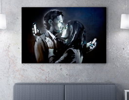 Wallity Lienzo Decorativo Banksy WY128 70 x 100 cm